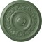 Ekena Millwork Tyrone Ceiling Medallion (Fits Canopies up to 6 3/4"), Hnd-Painted Athenian Green, 16 1/8"OD x 3/4"P CM16TYAGF - alternate 1